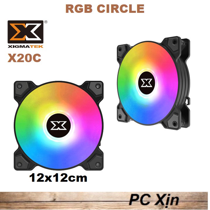 Quạt Fan case XIGMATEK X20C (EN45464) - RGB CIRCLE