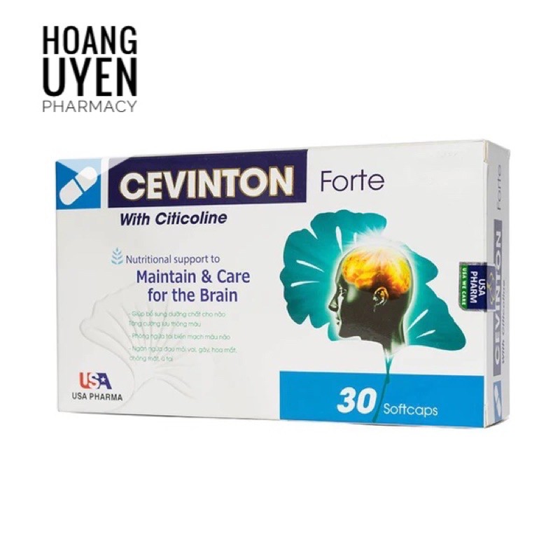 Viên uống bổ não Cevinton Fort - Hộp 30 viên