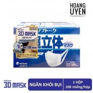 Khẩu trang 3D mask Unicharm super fit - Hộp 100 cái