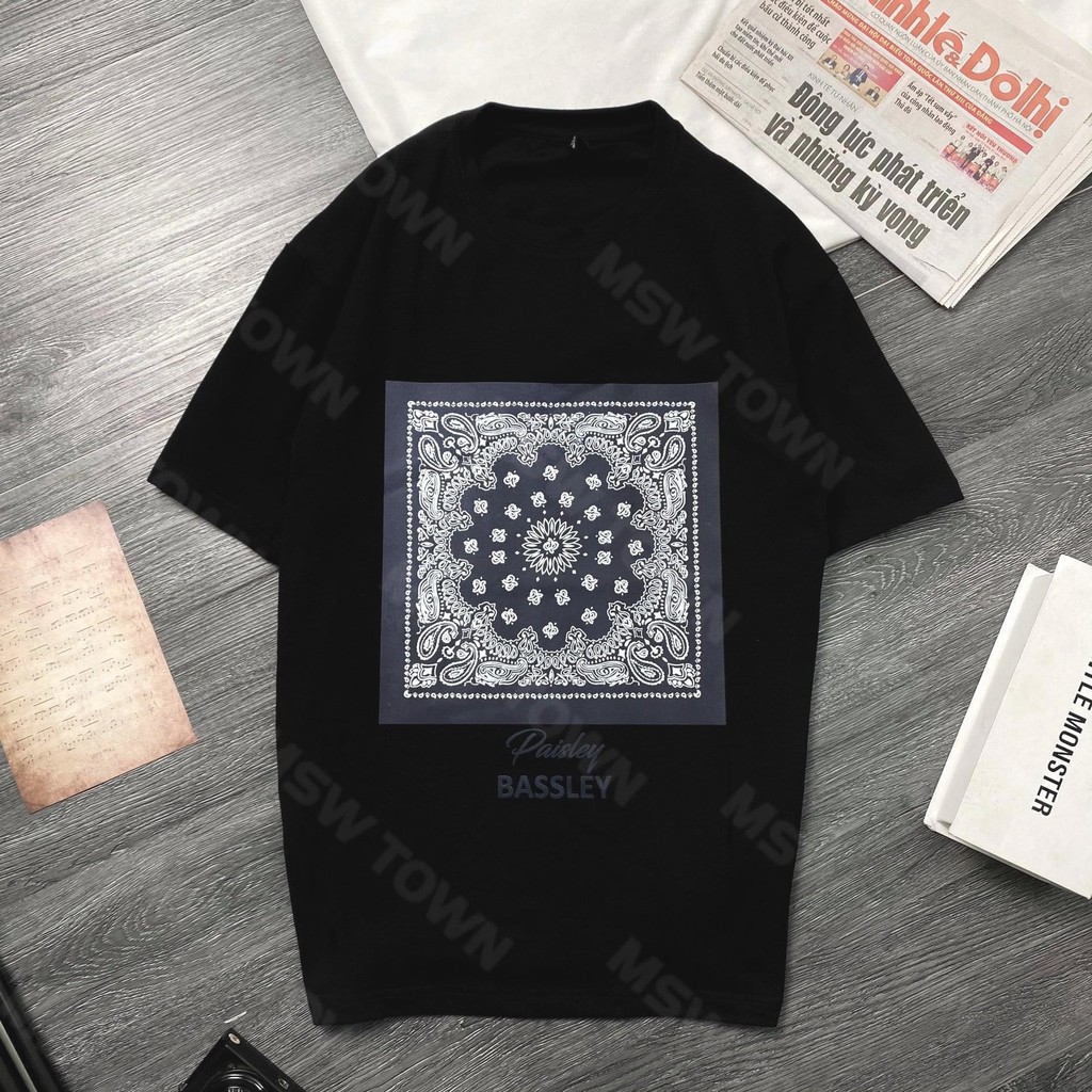 Áo thun in hình Bassley Tee cao cấp , áo phông T shirt nam nữ unisex , MSW Town