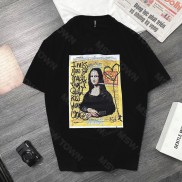 Áo thun in hình ILU Monalisa Tee cao cấp , áo phông T shirt nam nữ unisex , MSW Town