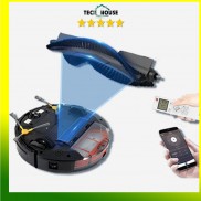 CHÍNH HÃNG Máy hút bụi_Robot hút bụi HIKINS_App tiếng Việt_Cảm biến chống rơi_Lau ướt_Tự về sạc