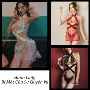 Váy ngủ sexy xuyên thấu siêu mỏng kèm quần lọt khe VN290
