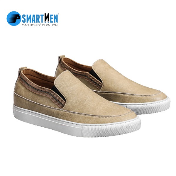 Giày lười tăng chiều cao Da bò SMARTMEN GLT-01K
