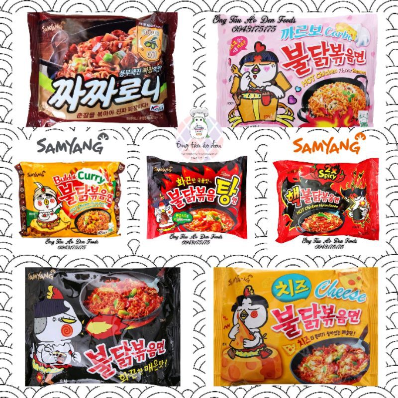 MÌ CAY SAMYANG HÀN QUỐC HOT HIT NHÌU VỊ
