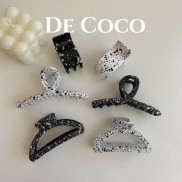 Kẹp càng cua Hàn Quốc, kẹp tóc nữ bò sữa De Coco
