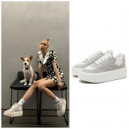 (FREESHIP - ẢNH THẬT) GIÀY THỂ THAO NỮ - GIÀY SNEAKER ĐẾ BÁNH MÌ - GIÀY ROSE BLACKPINK 2021