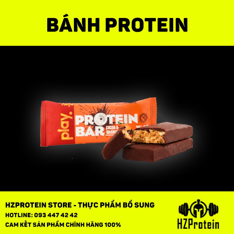 PLAY BAR - BÁNH PROTEIN BỔ SUNG DINH DƯỠNG, BỮA ĂN PHỤ TIỆN LỢI (1 BÁNH)