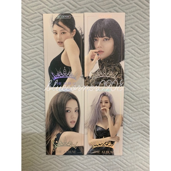 the album ảnh (card) BLACKPINK LISA JENNIE JISOO ROSE THE ALBUM
