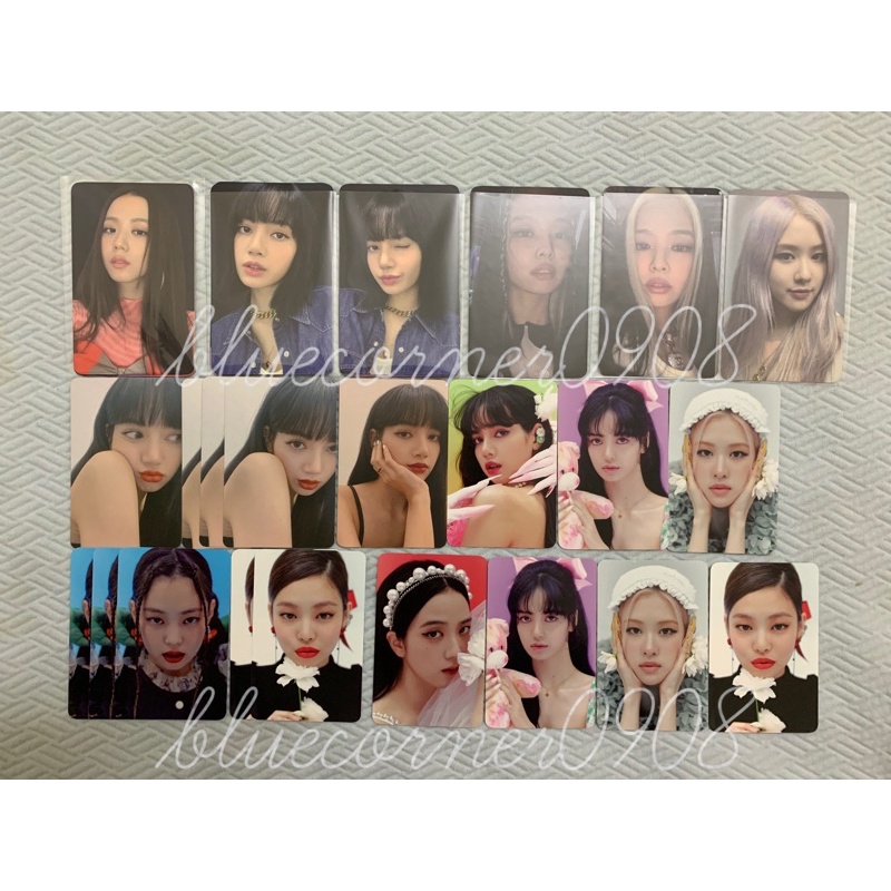 (HIẾM,KTOWN4U,GIÁ TỐT) ẢNH CARD BLACKPINK LISA JENNIE ROSE JISOO CÓ SẴN