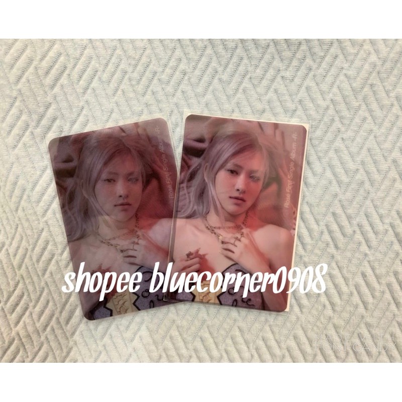 chính hãng card Rosé BLACKPINK pre ảnh dạng trong