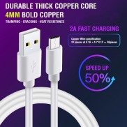 Cáp sạc nhanh đầu USB type-c/ micro /lightning cho điện thoại thông minh Apple Android