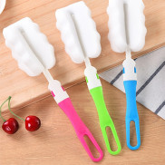 Cọ lau cốc bình sữa có cán bọt biển rửa bình lau xe đa năng