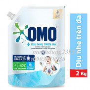 Nước Giặt OMO MATIC Dịu Nhẹ Cho Da Nhạy Cảm 2kg Túi TRẮNG