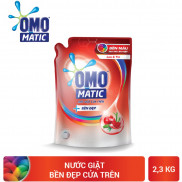 Nước giặt Omo Matic Bền Đẹp 2,3kg túi Lựu và Tre