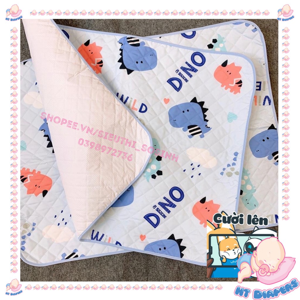 Tấm Lót Thay Tã Chống Thấm Cho Bé - HT Baby