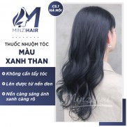 Thuốc Nhuộm Tóc Xanh Than - Xanh Dương Đen - KHÔNG TẨY TÓC - MINZIHAIR HN