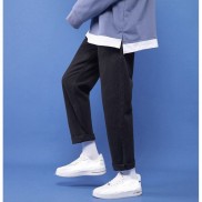 Quần Jean Baggy Đen trơn nam dáng suông - Chất bò dày dặn dễ phối đồ - Q20