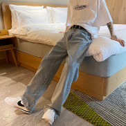 Quần Jean dáng suông ống rộng, Quần bò trơn form Unisex nam nữ dễ phối đồ giá tốt nhất thị trường [Q9]