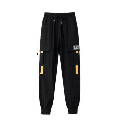 Quần jogger nam nữ Saigonese túi hộp dây dù chất kaki (team vàng