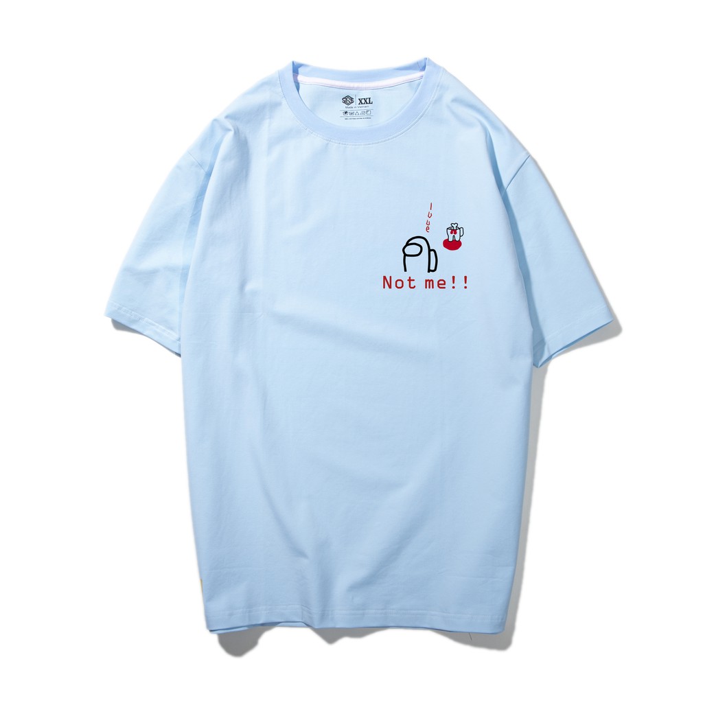 Áo thun among us Sges form rộng dáng tay lỡ unisex nam nữ