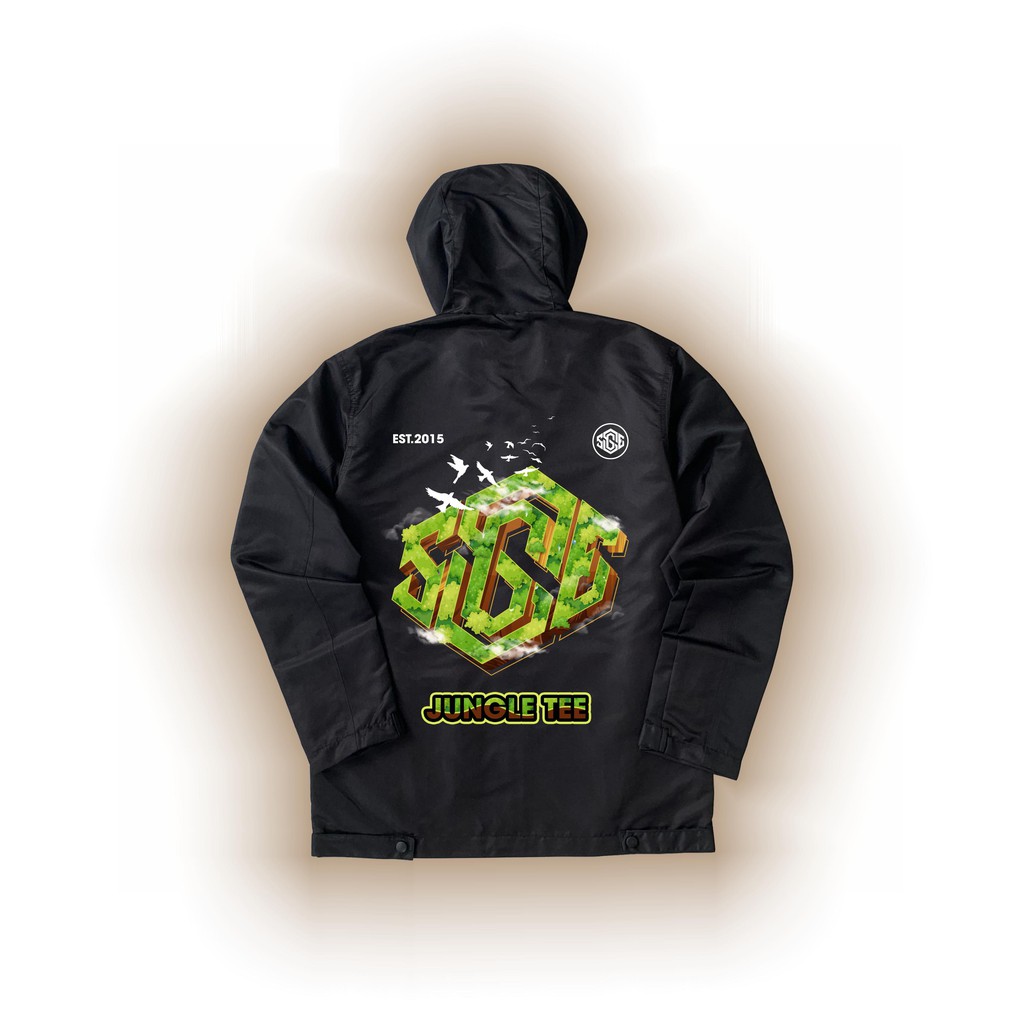 Áo khoác dù 2 lớp chống nắng rét thời trang Sges jungle streetwear unisex