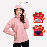 Áo khoác gió nữ YODY 2 lớp cao cấp chống nắng gió cản bụi AKN4024