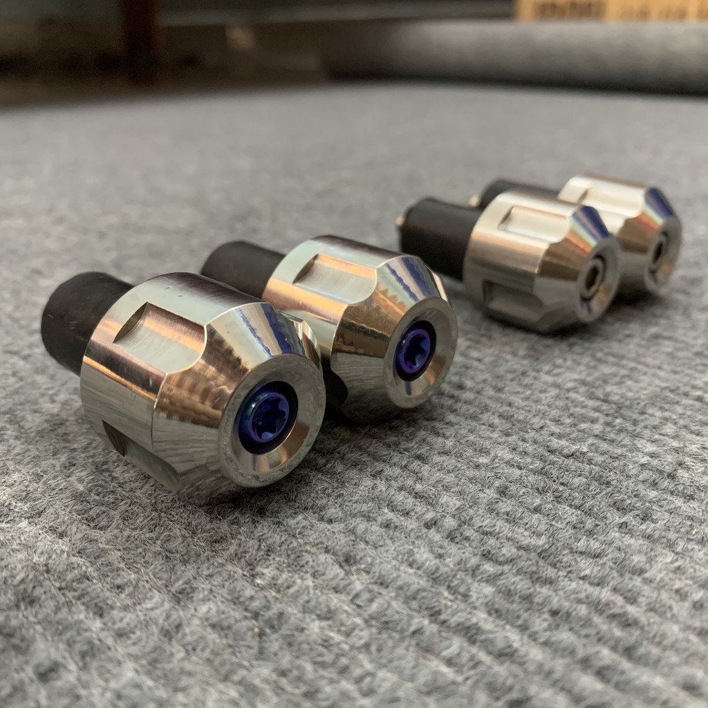 Cặp Gù Inox304 Trụ Nguyên Khối Chống Rung Tay Lái