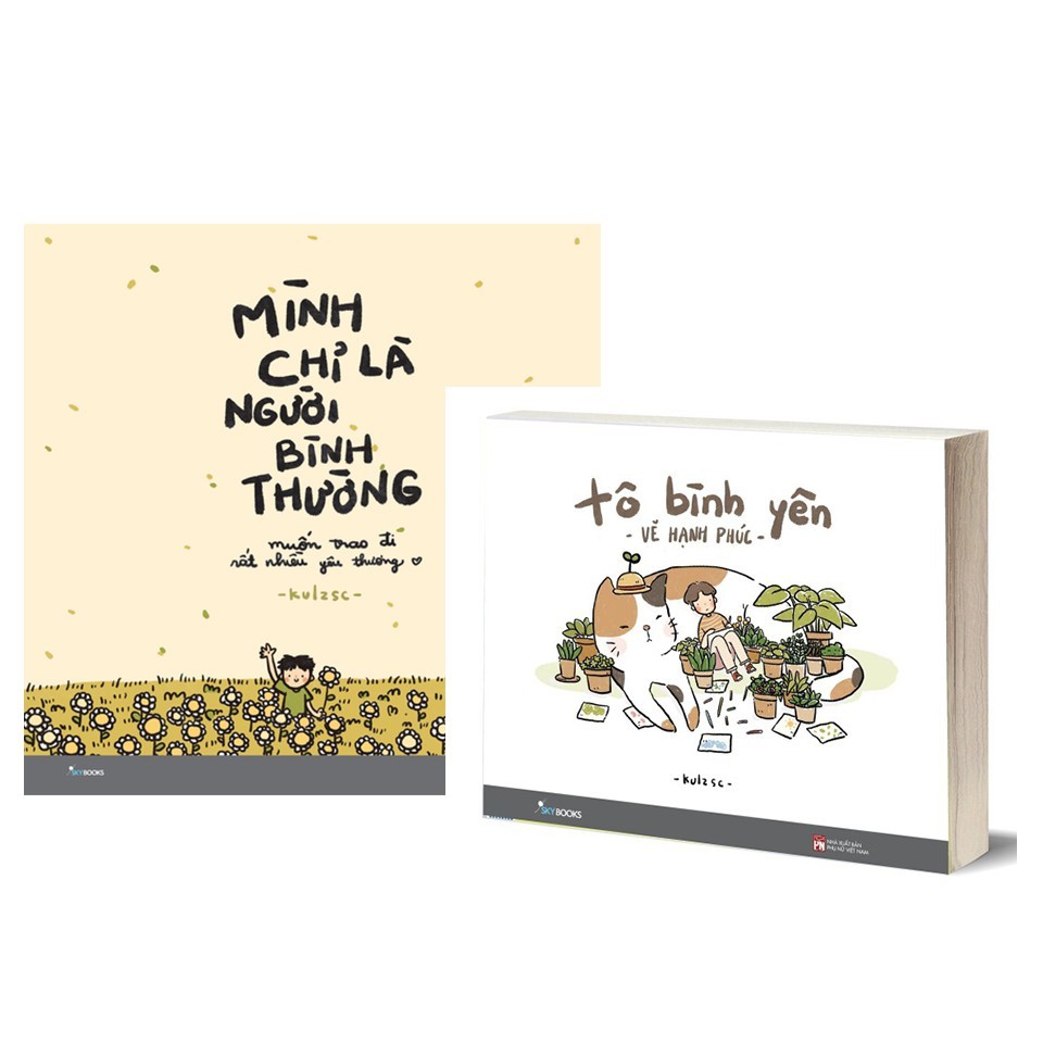Sách - Combo 2c Tô bình yên - Mình chỉ là người bình thường ( Sách tô màu )