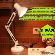 Đèn Bàn Học, Đọc Sách, Làm Việc Pixar Có Đế Tròn và Kẹp. Bóng LED 9w Đổi Màu 3 Chế Độ Ánh Sáng