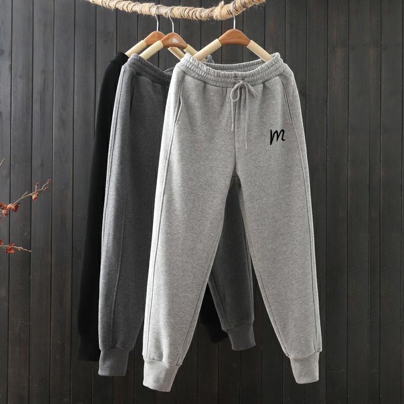Quần jogger thể thao unisex vải da cá Cao Cấp Hàng Đẹp Mịn Không Bai Xù 60