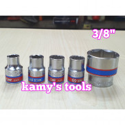 Tuýp trắng 3/8 ngắn Kingtony model 3335 và 3330