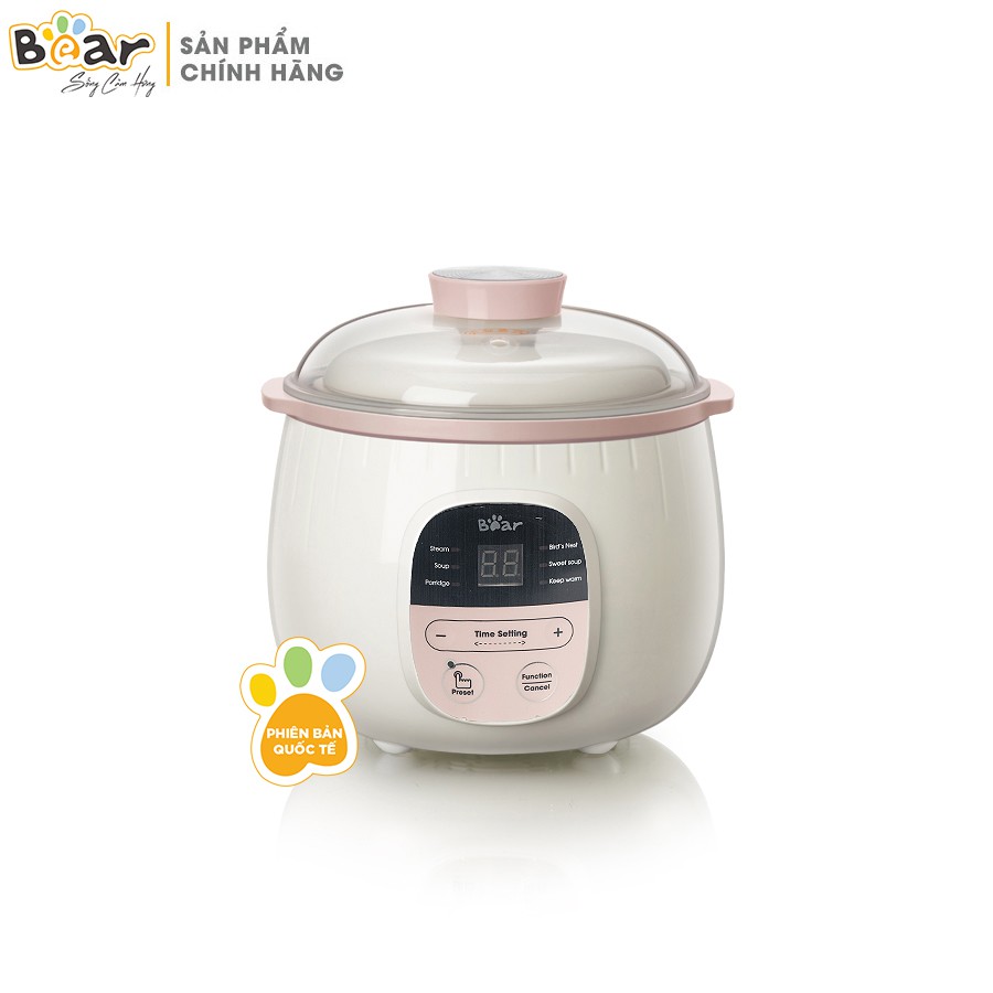 Nồi Nấu Chậm Bear 0.8L Phiên Bản Quốc Tế