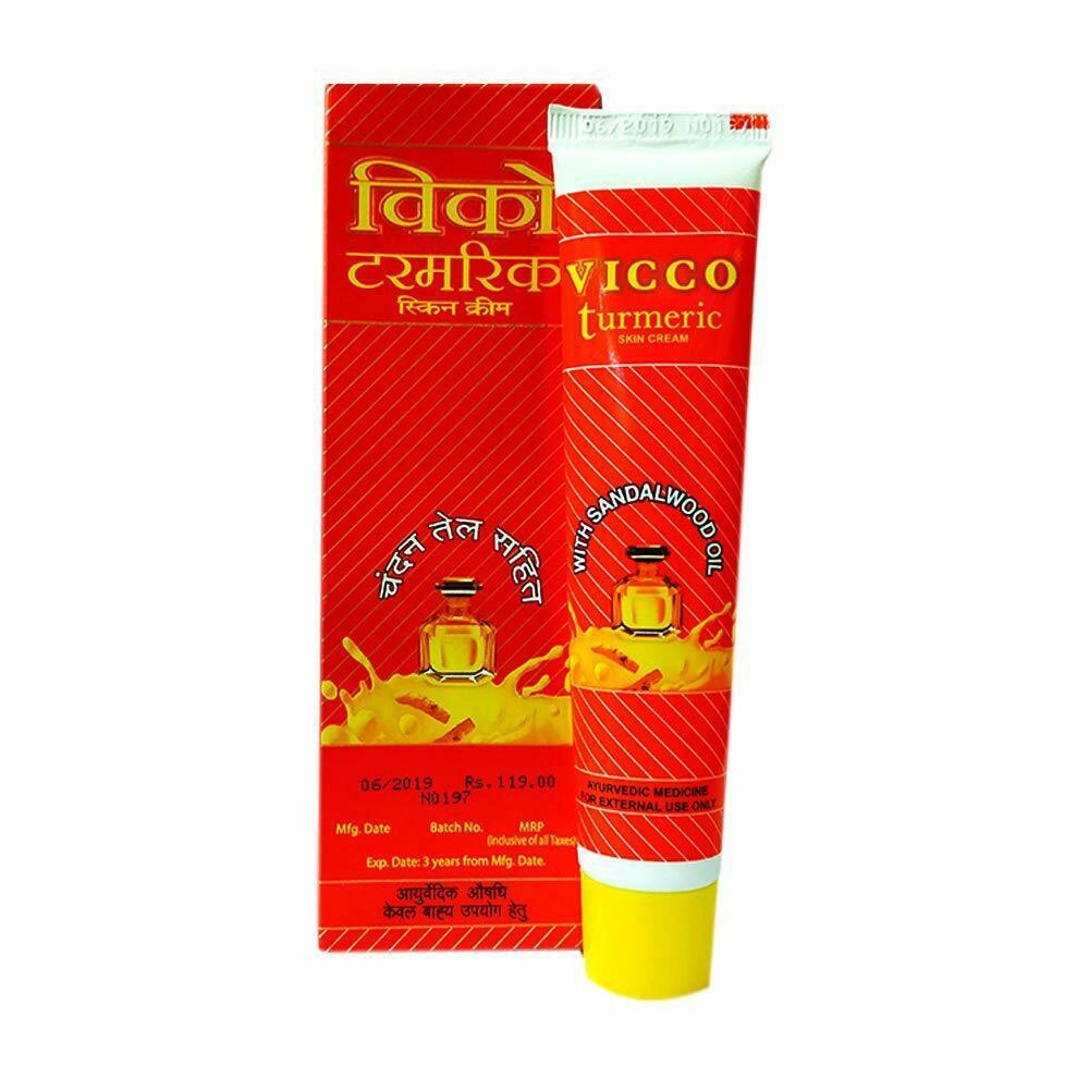 Kem nghệ Vicco Ấn Độ 30g giúp giảm mụn và thâm