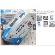 Hộp 50 cái Khẩu trang y tế 4 lớp kháng khuẩn