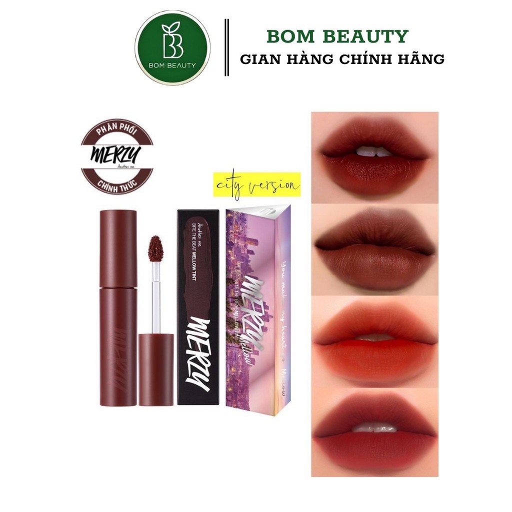 (thanh lý) Son Kem Lì Merzy các loại (mellow tint city,dòng thường)