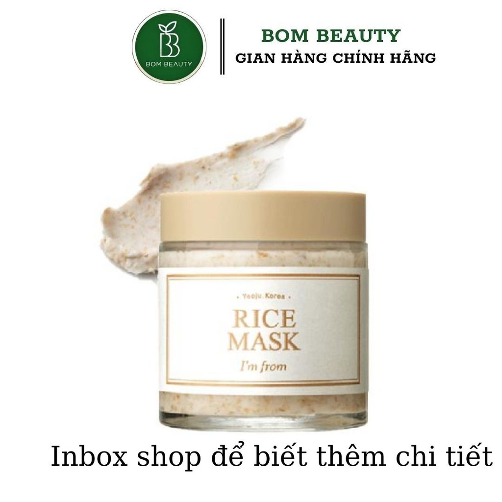 Mặt Nạ Gạo Im From Rice Mask