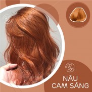 Thuốc nhuộm tóc Nâu cam sáng của Buddyhairs TẶNG KÈM găng tay, mũ trùm đầu tiện lợi