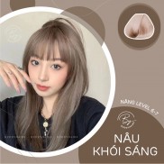 Thuốc nhuộm tóc NÂU KHÓI SÁNG không cần dùng thuốc tẩy tóc buddyhairs tặng kèm găng tay tiện lợi