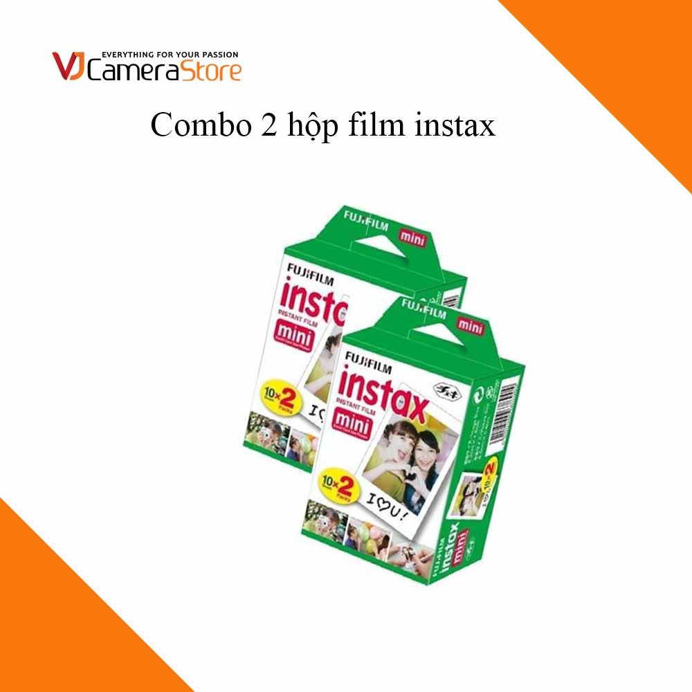 Combo 2 Hộp Giấy Ảnh Lấy Ngay Fujifilm Instax Mini Instant Film (2 Packs) (40 Tấm)