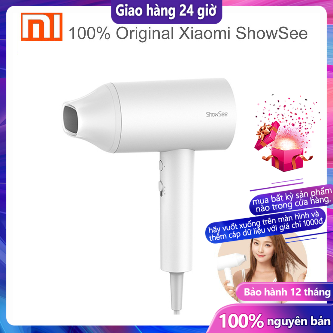 Máy sấy tóc bổ sung ion âm XIAOMI SHOWSEE A1-W/A2-W 1800W cao cấp tiện dụng