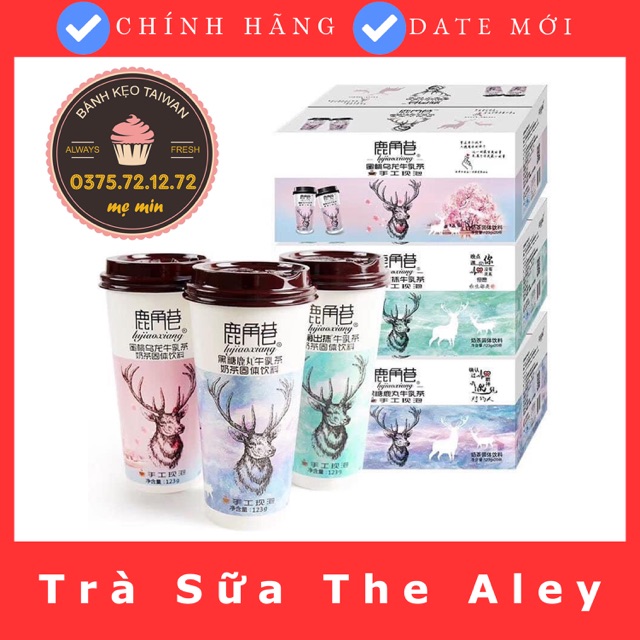 Trà sữa the aley matcha olong hoa nhài trái cây đủ vị