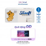 Giấy ăn Slisoft Trắng tự nhiên đa năng thân thiện môi trường không chất tẩy trắng an toàn cho cả gia đình