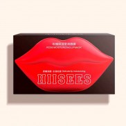 Hộp 20 miếng mặt nạ dưỡng môi HIISEES chiết xuất hoa hồng