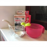Bộ cốc nấu cháo và cơm nát trong nồi cơm điện Richell Nhật
