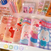 Miếng lót chuột cỡ lớn chống nước dễ thương, bàn di chuột máy tính cute họa tiết hoạt hình