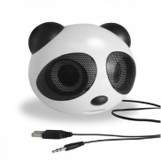 Loa nghe nhạc đầu gấu mini,Loa máy tính để bàn xinh xắn âm thanh chuẩn strereo A6 DL TECH