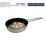 Chảo chống dính bếp từ Goldsun, chất liệu inox, đáy từ 3 lớp 3 size 16/18/20cm dùng được trên nhiều loại bếp
