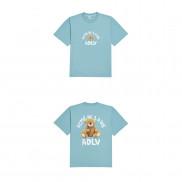Áo thun ngắn tay cổ tròn ADLV Teddy Bear (Bear Doll) Skyblue Xanh da trời ADLV