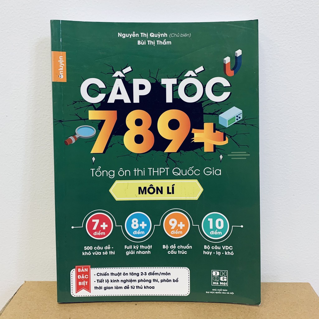 Sách - Cấp tốc 789+ Tổng ôn thi THPT Quốc Gia Môn Lí